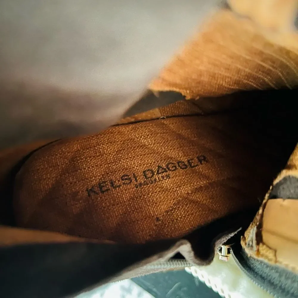 Kelsi Dagger Logan Graphite Suede Over The Knee Boot size 7.